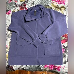 Mondetta Blue Zip Up Jacket / Sweater NWOT SZ Large